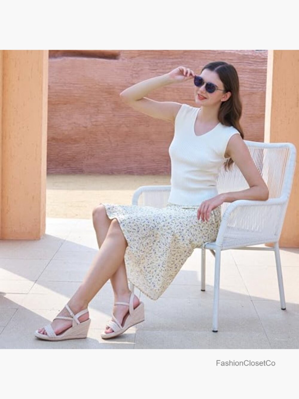 Espadrille Wedge Sandals: Cushioned Footbed & Braided PU Upper for All-Day Wear - Picture 3 of 6